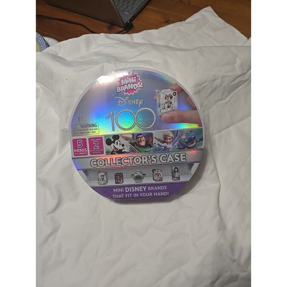 Mini Brands Exclusive Disney 100 Platinum Collectors Case Zuru ~ 5 Minis